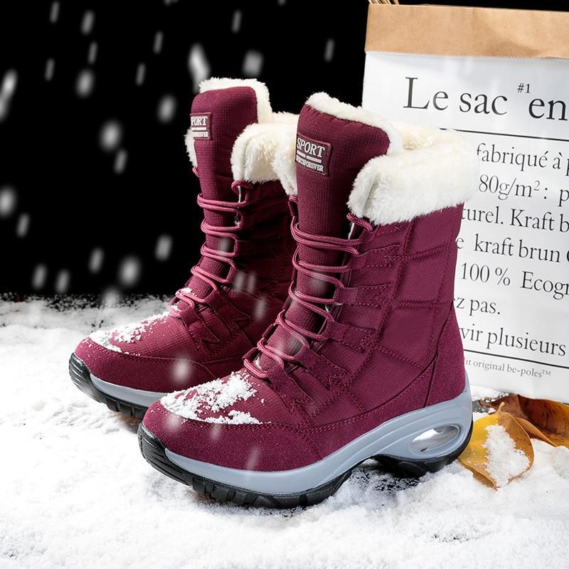 Lucina winter warme mid-kuit sneeuwlaarzen voor dames