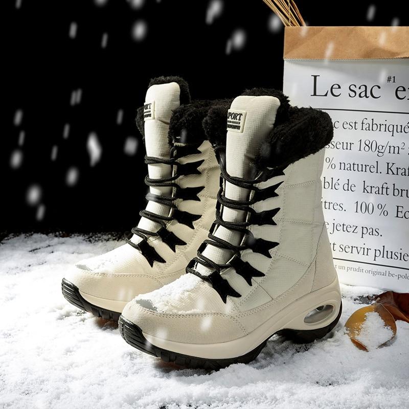 Lucina winter warme mid-kuit sneeuwlaarzen voor dames