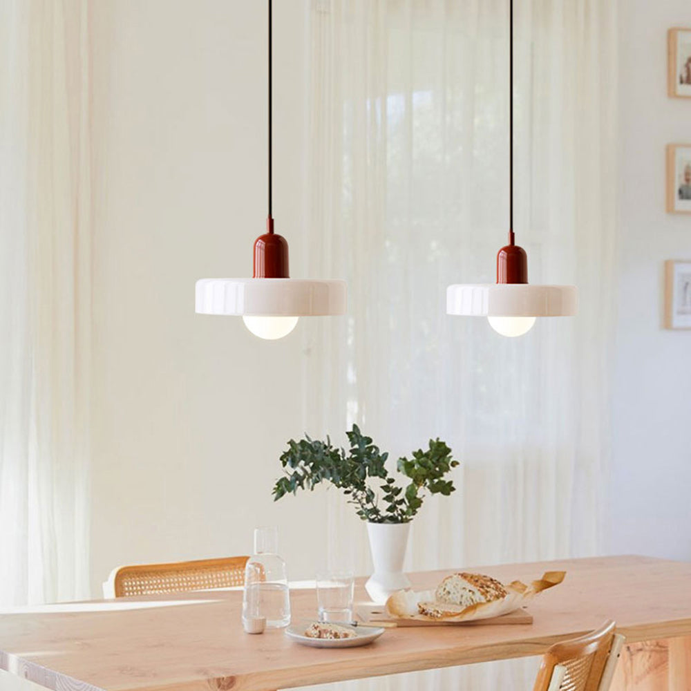 Modern kunst decor Bauhaus glazen hanglamp