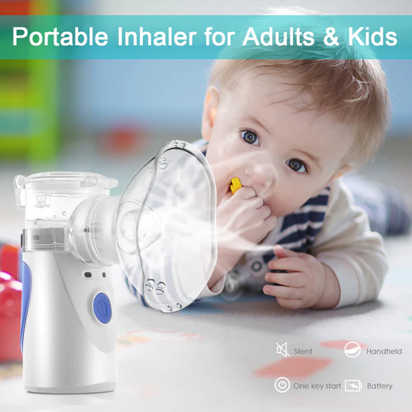 Mini Ultrasone Draagbare Handheld Vernevelaar Machine Mesh Stoom Inhalator voor Kinderen, Volwassenen