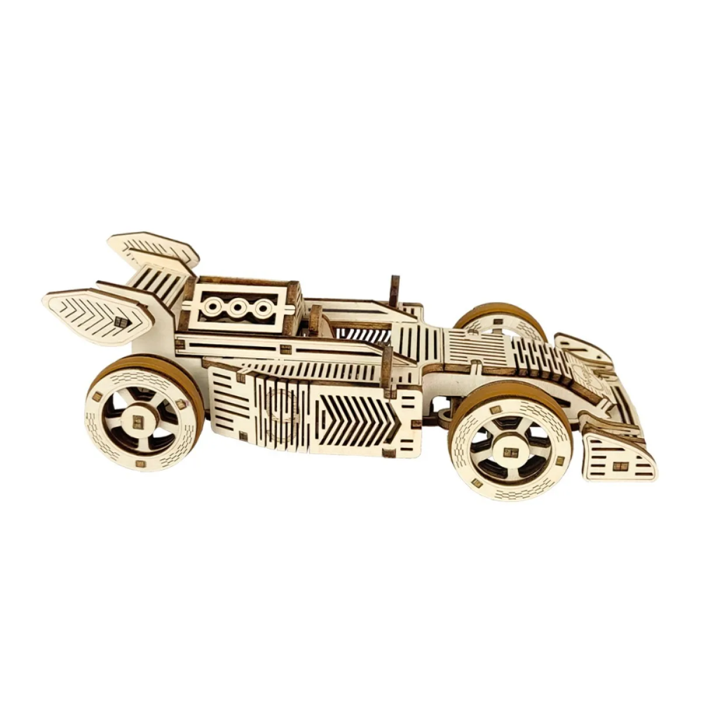 3D Wooden Car Puzzle for Kids and 5 years old children