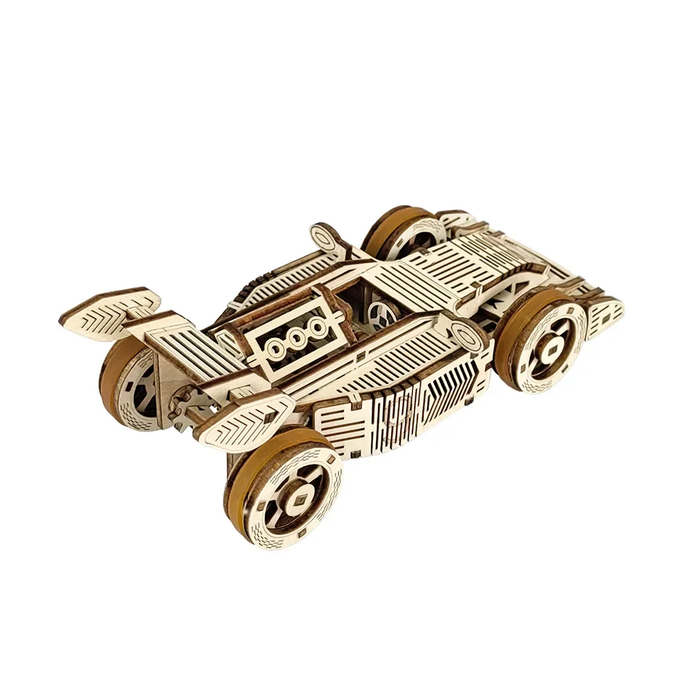 3D Wooden Car Puzzle for Kids and 5 years old children