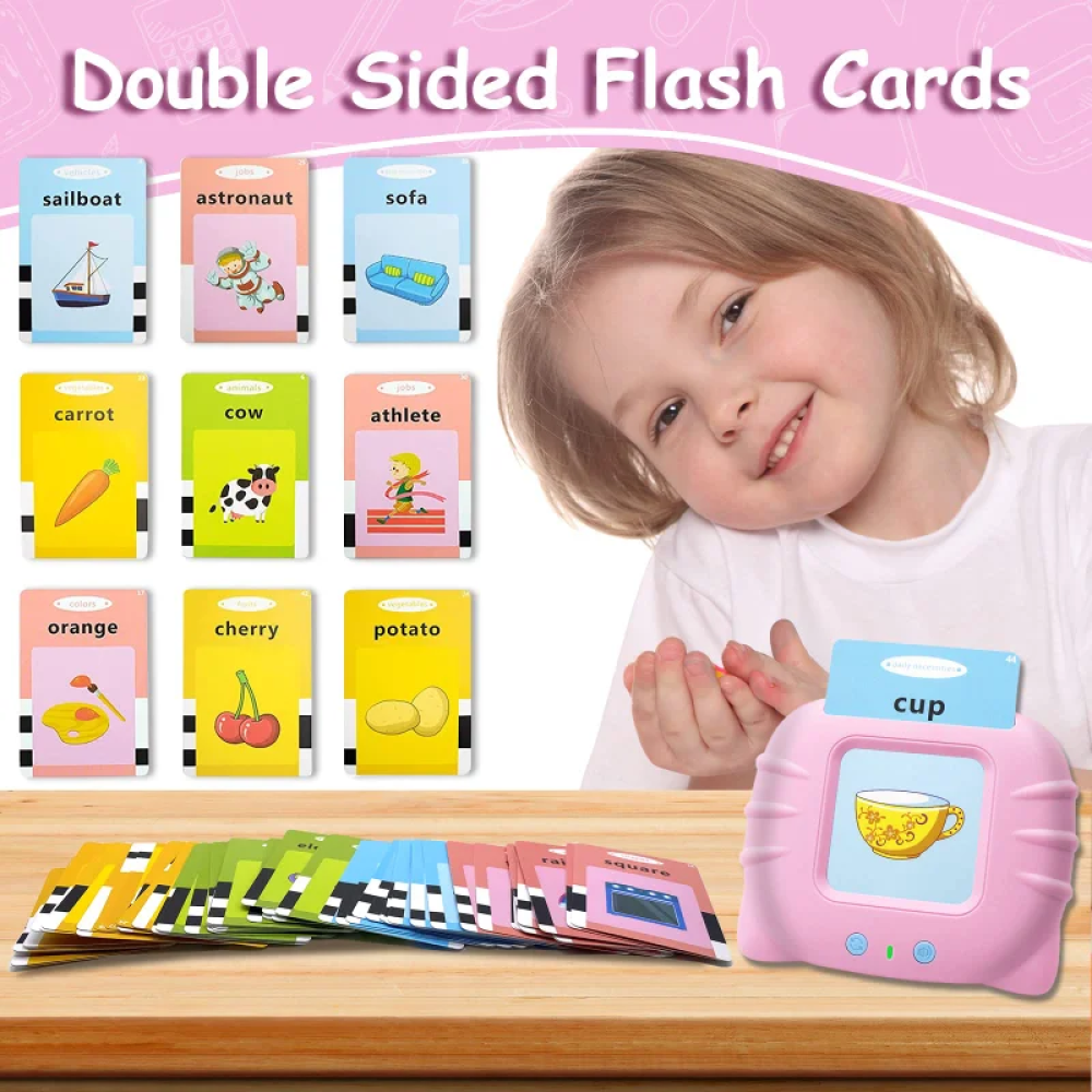 Pratende Flashcards Leerzame Interactieve Speelgoed Flashcards