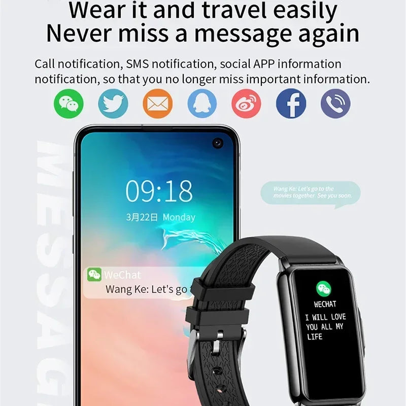 Smart Watch for Men & Women – Full Touch Fitness Tracker