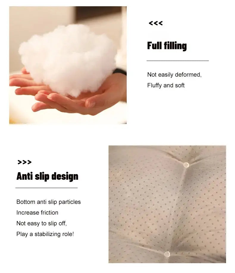 Simulation Bread Toast Cushion Stuffed Memory Foam Pillow Sofa Chair