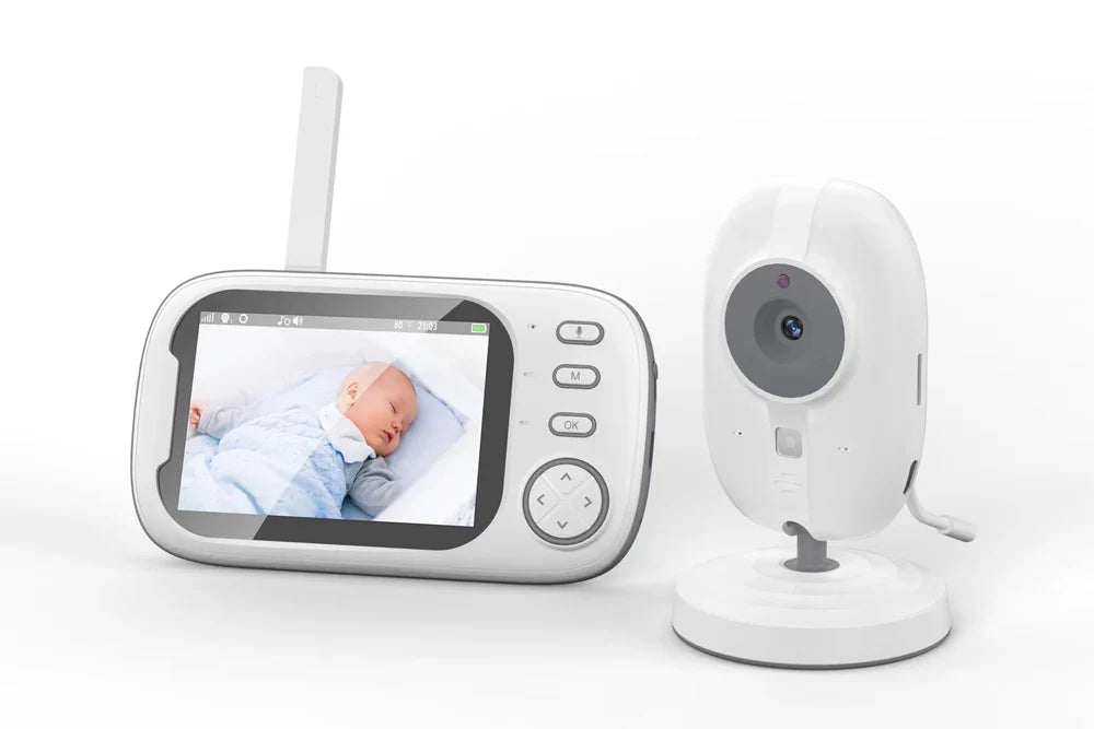 3.5-Inch Draadloze Video Baby Monitor – Nachtzicht & Tweeweg Audio