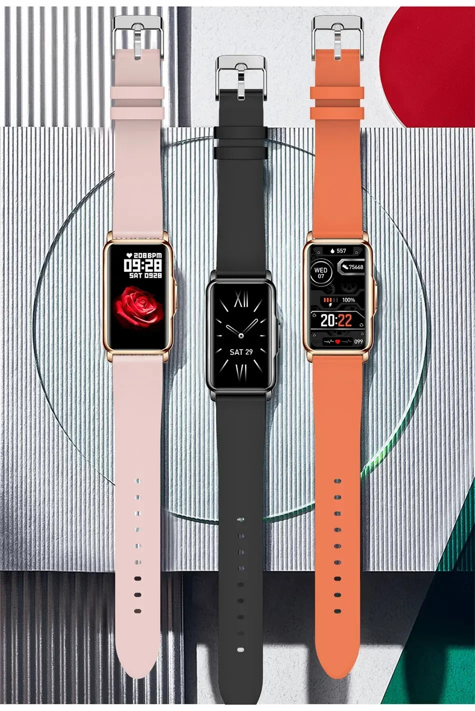 Smart Watch for Men & Women – Full Touch Fitness Tracker