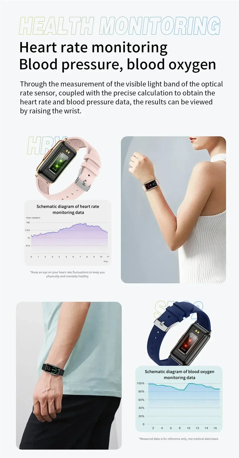 Smart Watch for Men & Women – Full Touch Fitness Tracker