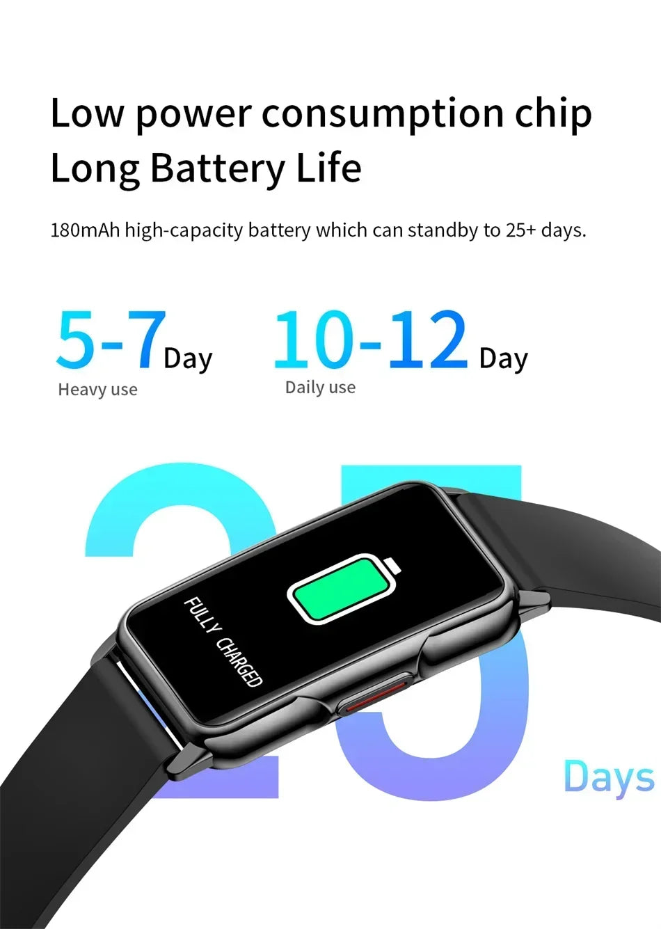 Smart Watch for Men & Women – Full Touch Fitness Tracker