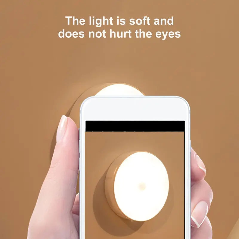 LED Slimme Menselijke Lichaamssensor Nachtlamp – Draadloos, USB Oplaadbaar, Bewegingsgeactiveerd