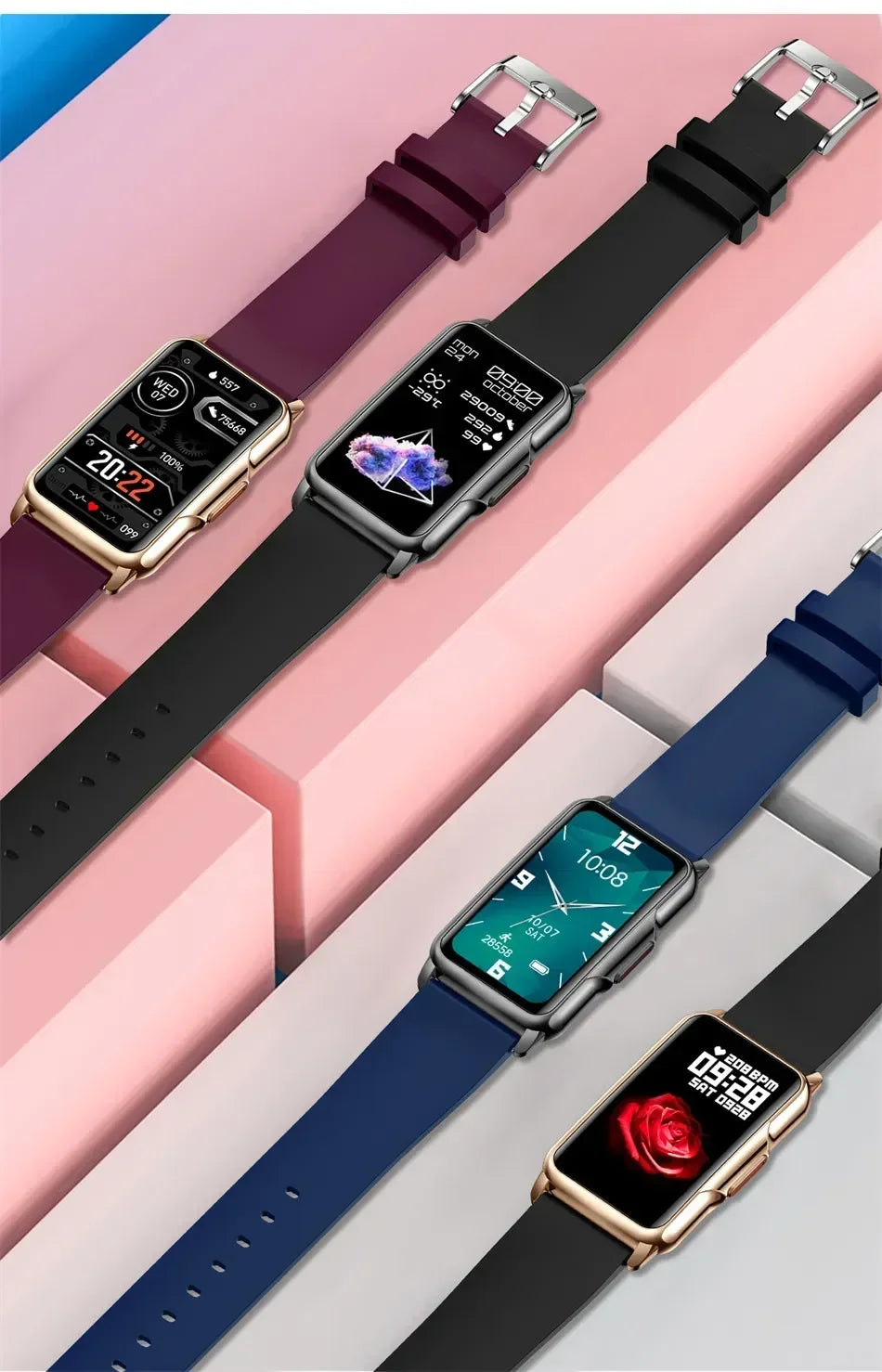 Smart Watch for Men & Women – Full Touch Fitness Tracker