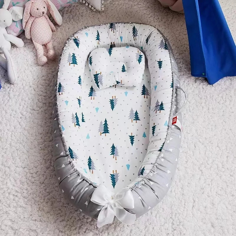 Draagbaar Baby Nestje voor Samen Slapen – Ademend & Verstelbaar