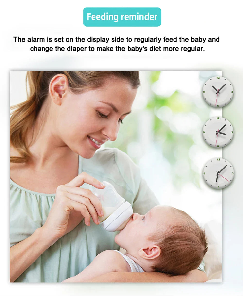 3.5-Inch Draadloze Video Baby Monitor – Nachtzicht & Tweeweg Audio