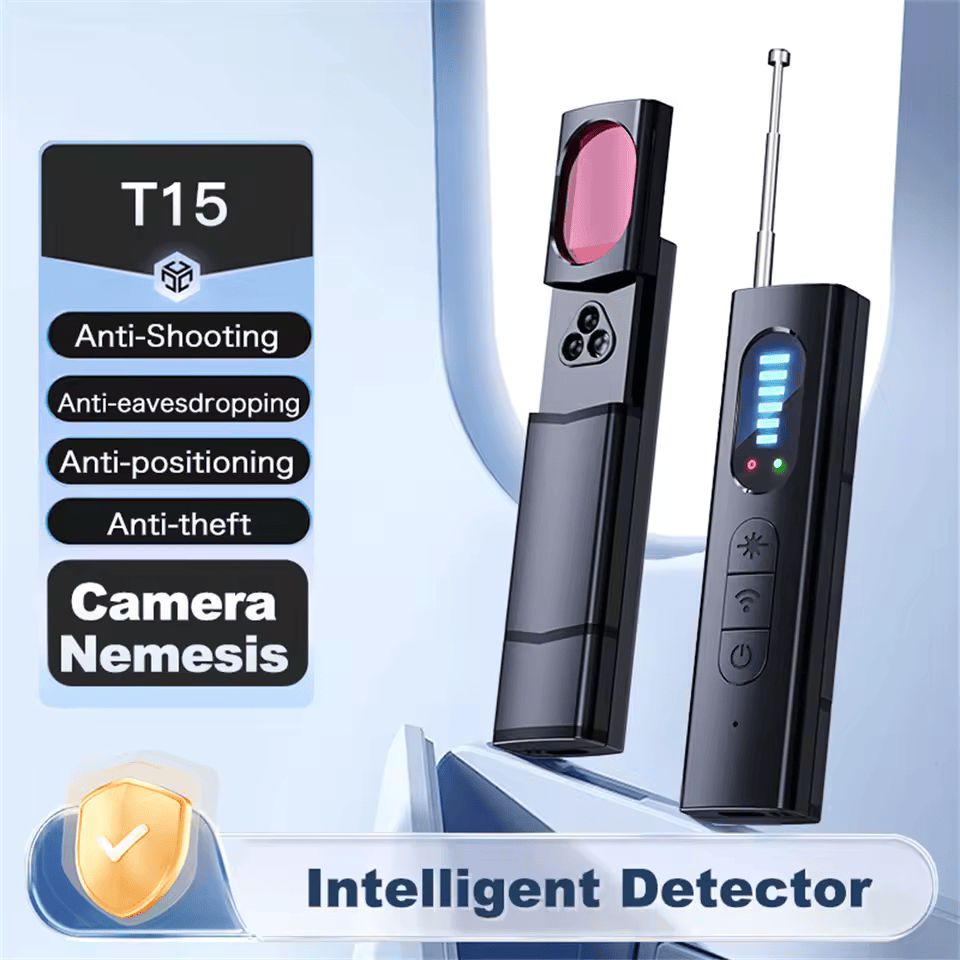 Verborgen Camera Detector (Militaire Kwaliteit, met ingebouwde RF- en GPS-trackingdetectie)