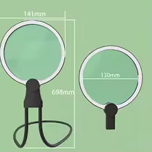 Led vergrootglas hangend om de nek handzaam bureau groot scherm lens acryl vergrootglas voor senioren lezen naaien sieraden