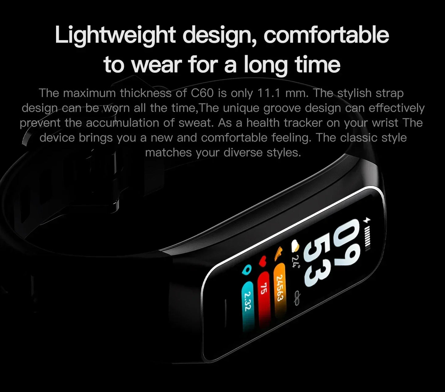 Smart Watch – Full Touch EGC Fitness Tracker
