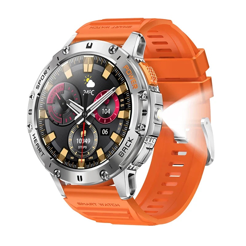 AMOLED slimme horloge – waterdichte fitness tracker met Bluetooth bellen