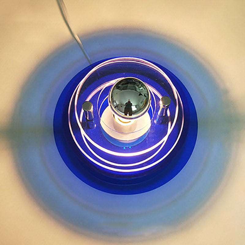 Moderne kleurrijke ijzeren acryl vliegende schotel kap licht wandlamp voor kamer