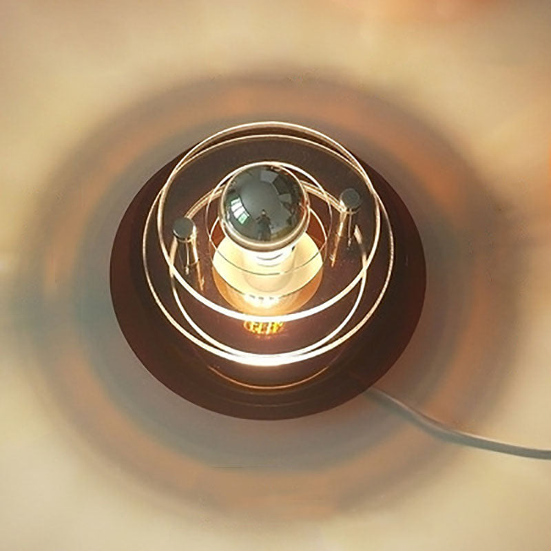 Moderne kleurrijke ijzeren acryl vliegende schotel kap licht wandlamp voor kamer