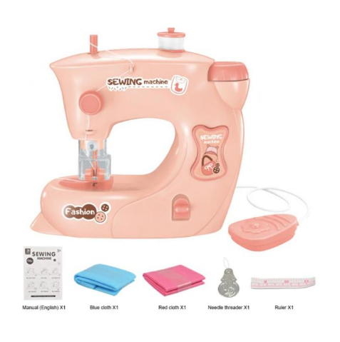 Nähmaschine für Kinder Simulation Rollenspiel Haus Spiel Tragbare Nähmaschine für Kinder
