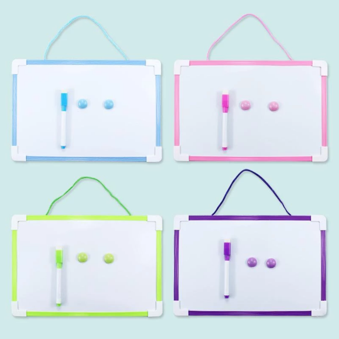 Double Side Whiteboard Office School Dry Erase Writing Magnetic Whiteboard Board Pen Magnet Buttons