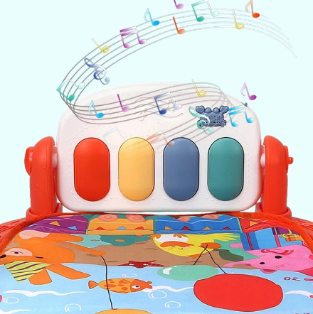 Speelmat voor baby's puzzelkleed met pianotoetsenbord baby speelgym kruipactiviteit tapijt