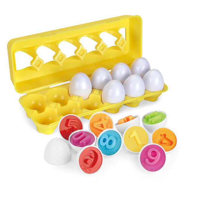 Magic Eggs Puzzel – Creatief Montessori speelgoed voor kinderen: Leren volgens het Montessori-principe
