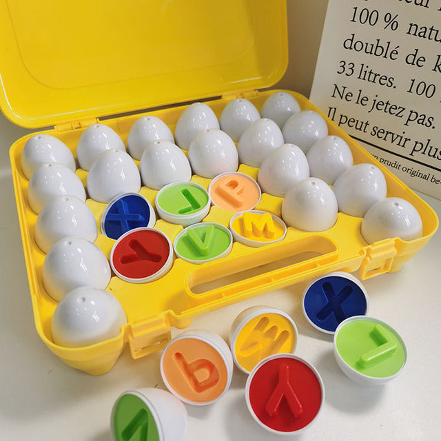 Magic Eggs Puzzel – Creatief Montessori speelgoed voor kinderen: Leren volgens het Montessori-principe