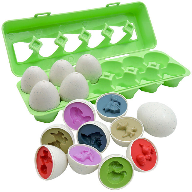 Magic Eggs Puzzel – Creatief Montessori speelgoed voor kinderen: Leren volgens het Montessori-principe