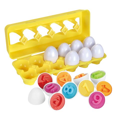 Magic Eggs Puzzel – Creatief Montessori speelgoed voor kinderen: Leren volgens het Montessori-principe