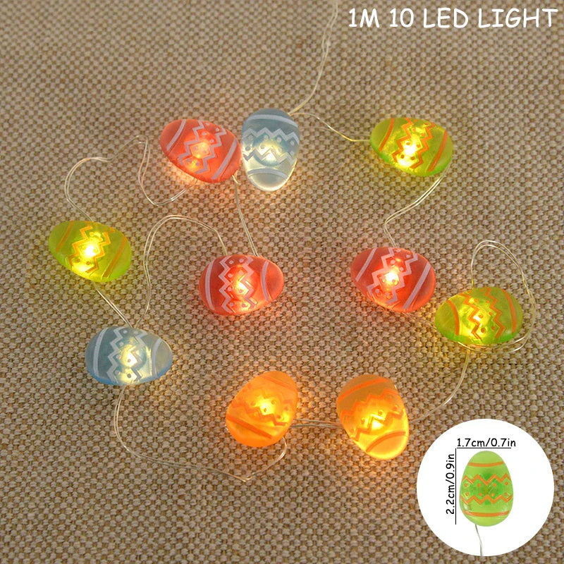 Paashaas en wortel LED-slingerverlichting