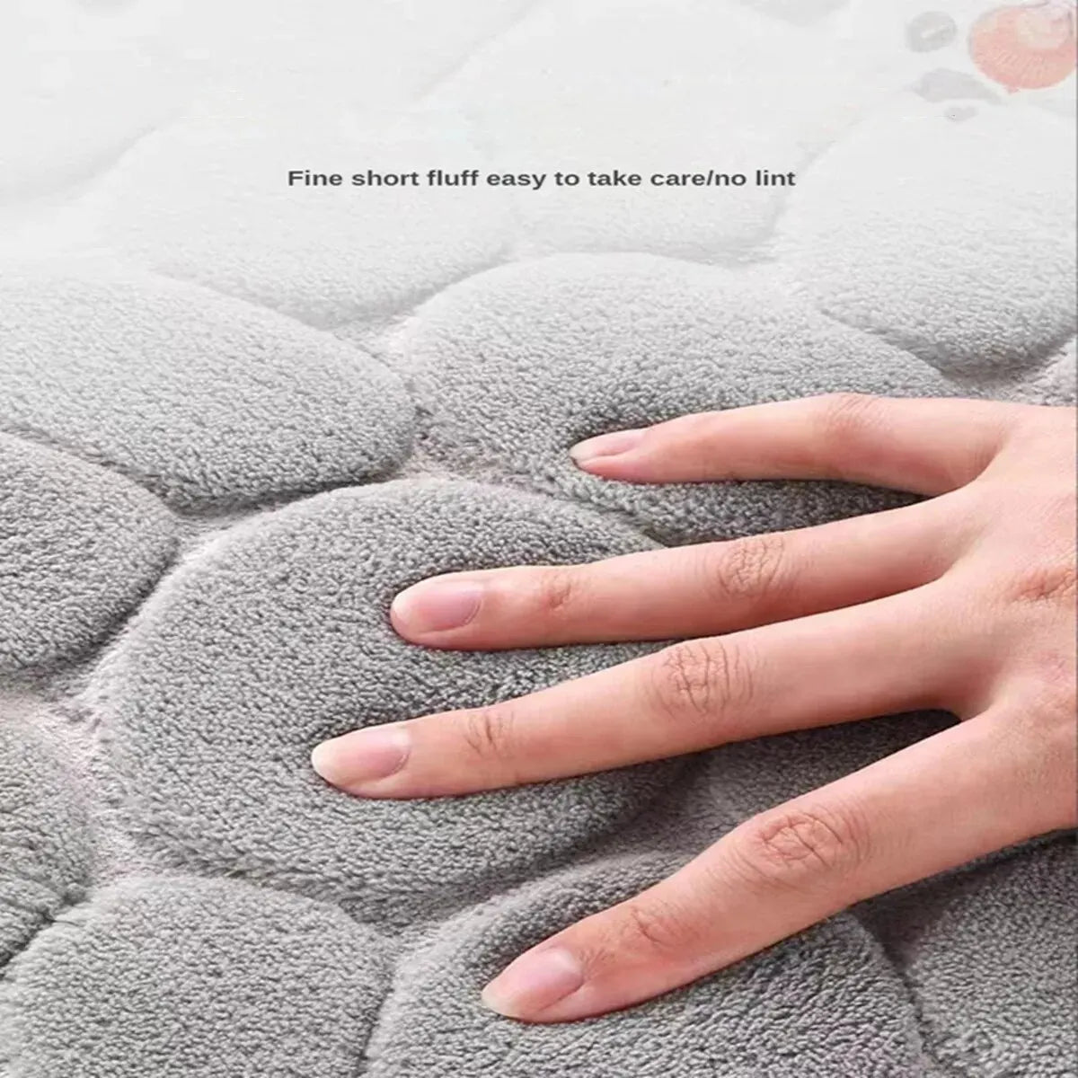 Chic kasseien ontwerp keukenmat – zacht, wasbaar en antislip