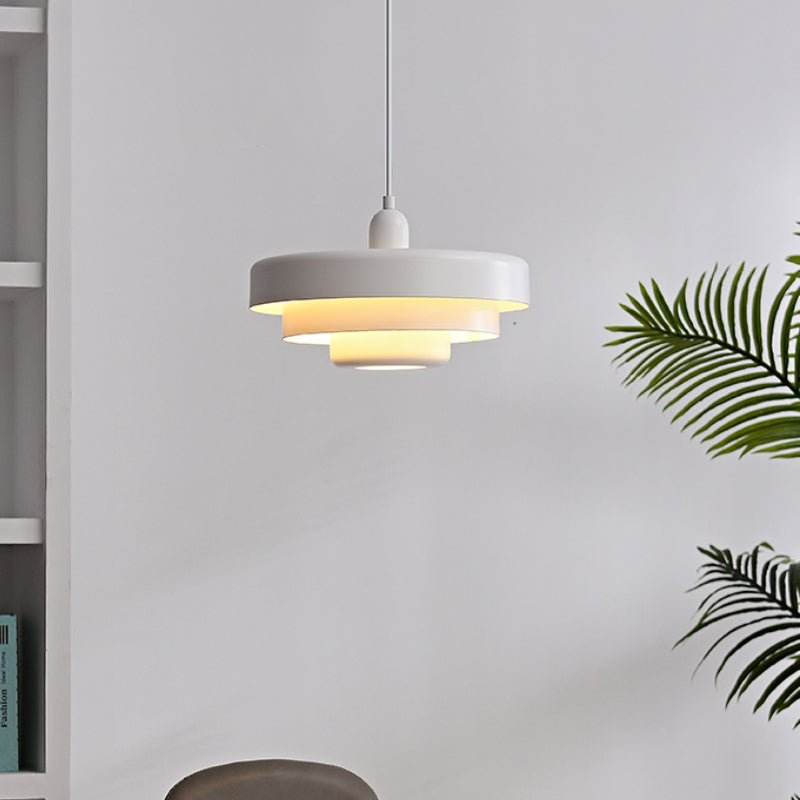 Middeleeuwse ijzeren retro enkele kop Bauhaus hanglamp