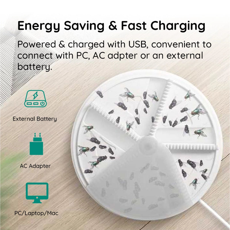 Verdens bedste USB stille fluefanger