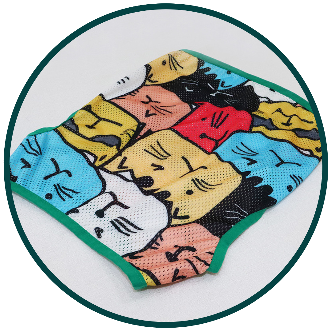 Kattenprint vest