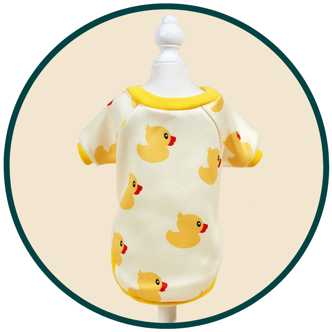 Sweatshirt met eendenprint