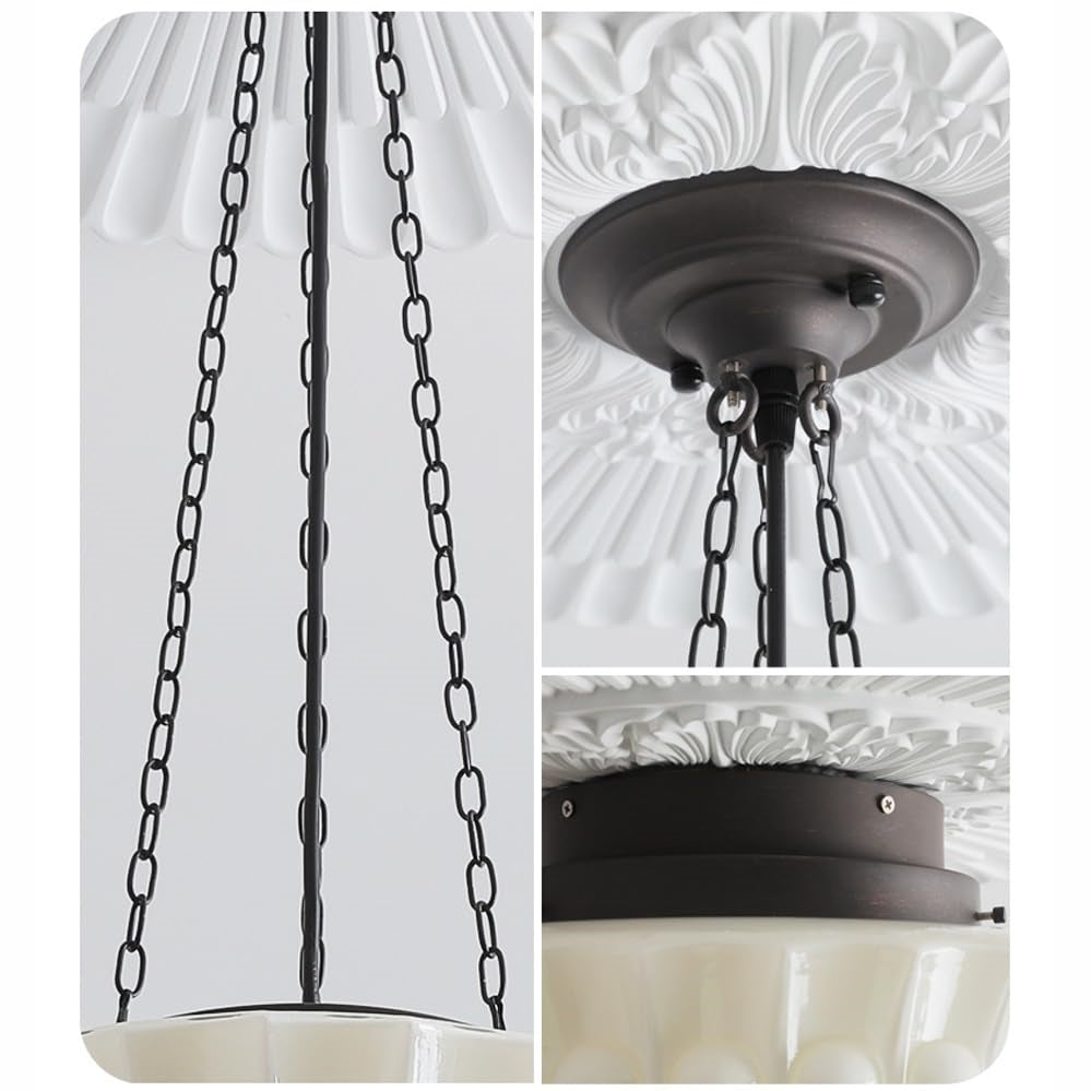 Artistieke vintage koepelplafondlamp
