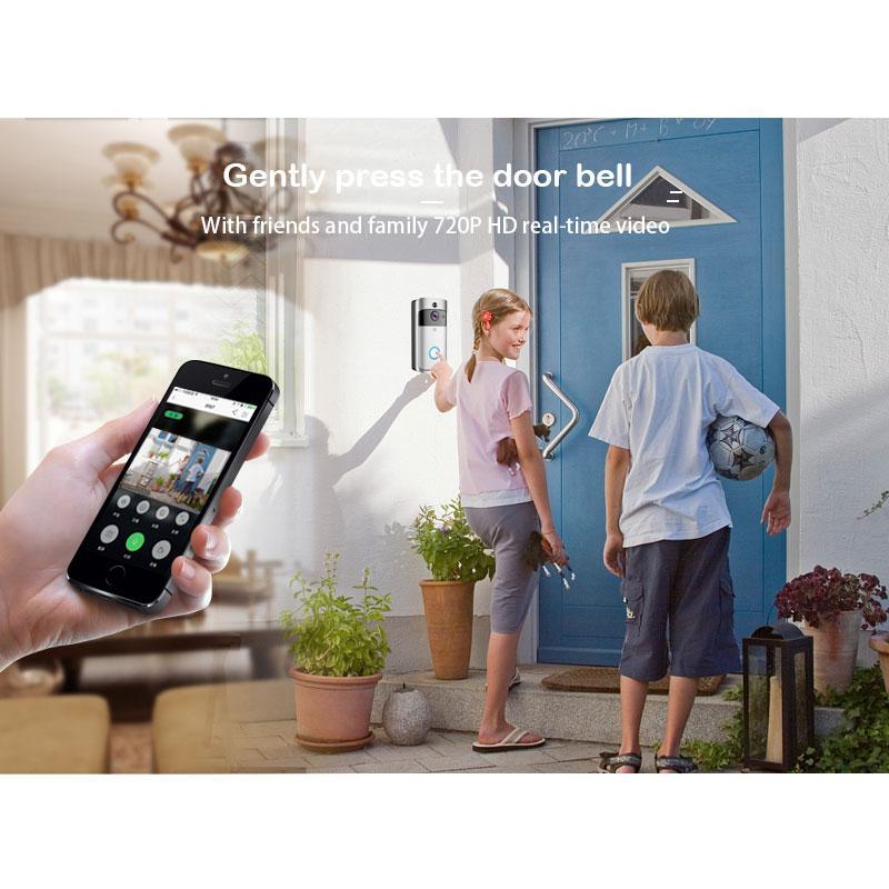 Wireless Doorbell Camera - Doorbell Video Camera - Video Intercom Wifi Doorbell Camera - Smart Video Doorbell Alarm