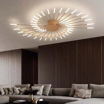 Opbouw plafondlamp Vuurwerk | Woonkamer/Slaapkamer