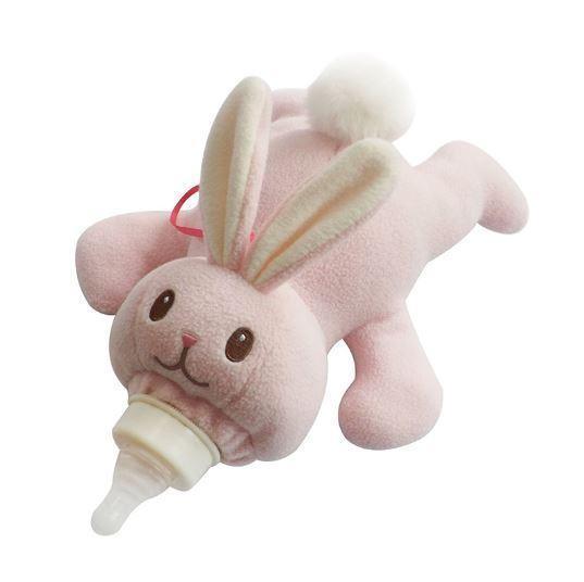 Schattig Dier 2-in-1 Flessenwarmer en Knuffelspeelgoed