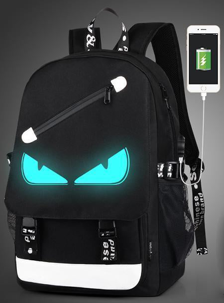 Jongens School Oplaadbare Rugzak Student Lumineuze Animatie Usb Oplaad Wisselverbinding