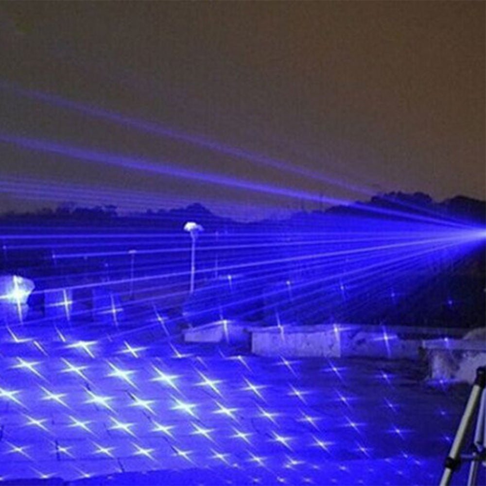 Brandend Blauw Hoogvermogen Tactische Laserfakkel - Militaire Kwaliteit Zaklampen