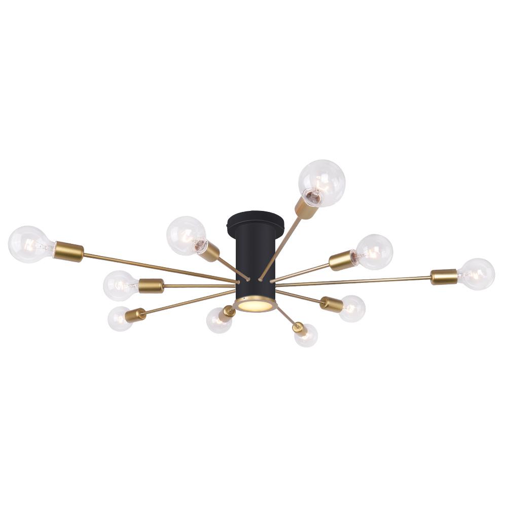 Mid Century Semi Opbouw Sputnik Lamp
