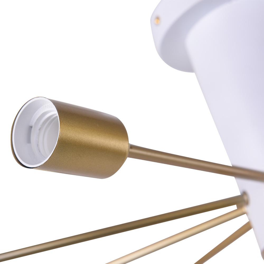 Mid Century Semi Opbouw Sputnik Lamp