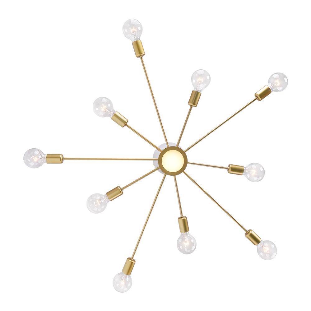 Mid Century Semi Opbouw Sputnik Lamp