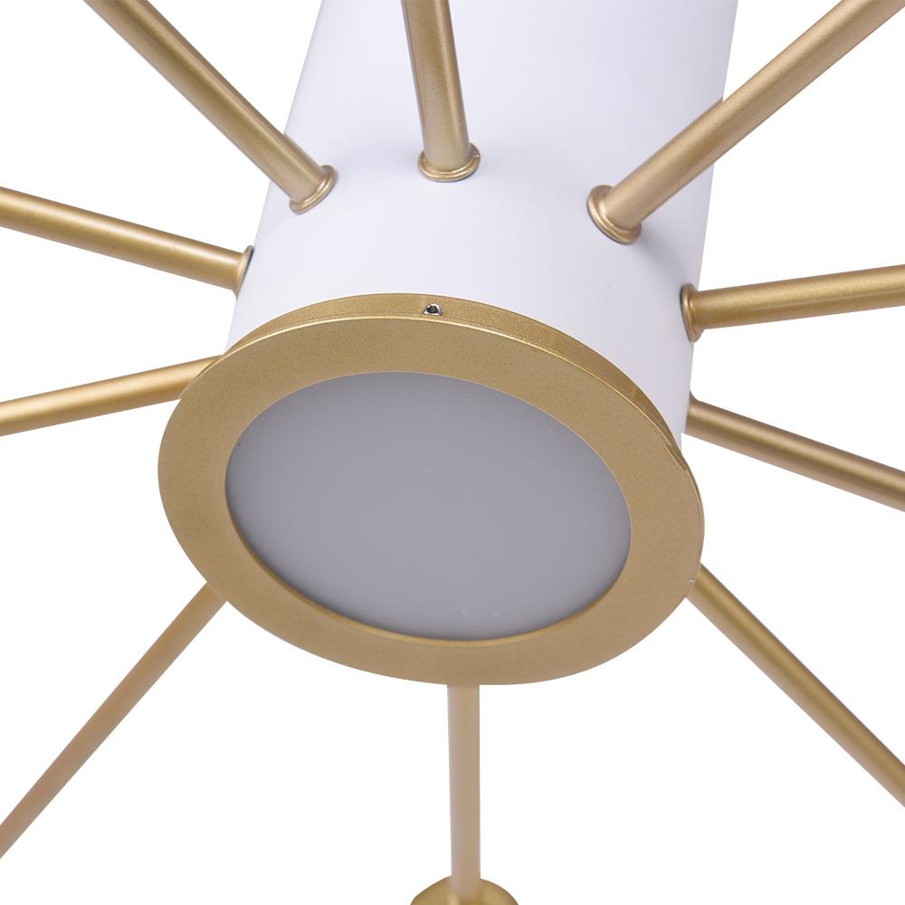 Mid Century Semi Opbouw Sputnik Lamp
