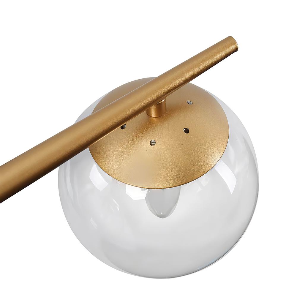Minimalistische 3-licht gouden dimbare kaptafelverlichting