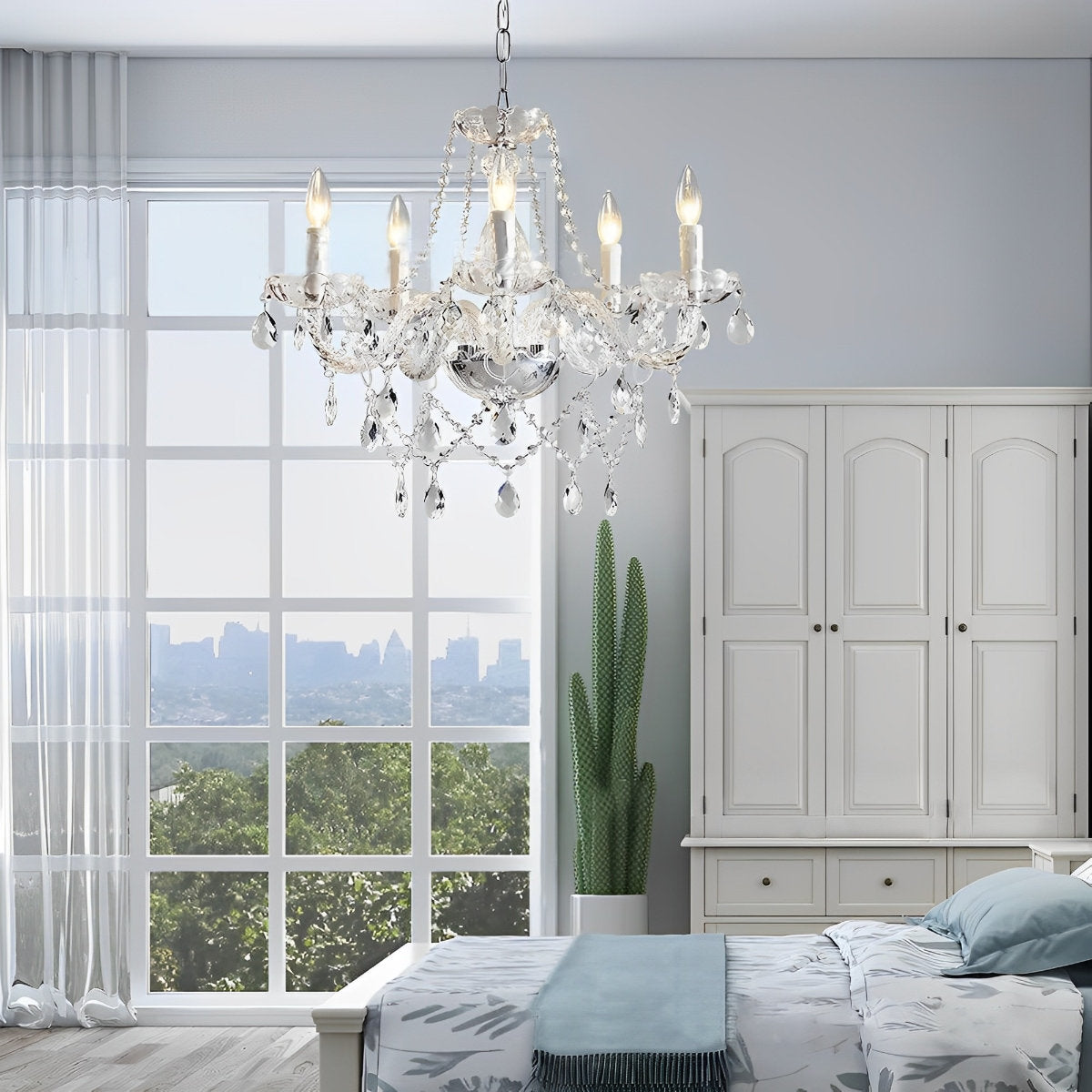 Klassieke Luxe Kristallen Kandelaar Lamp