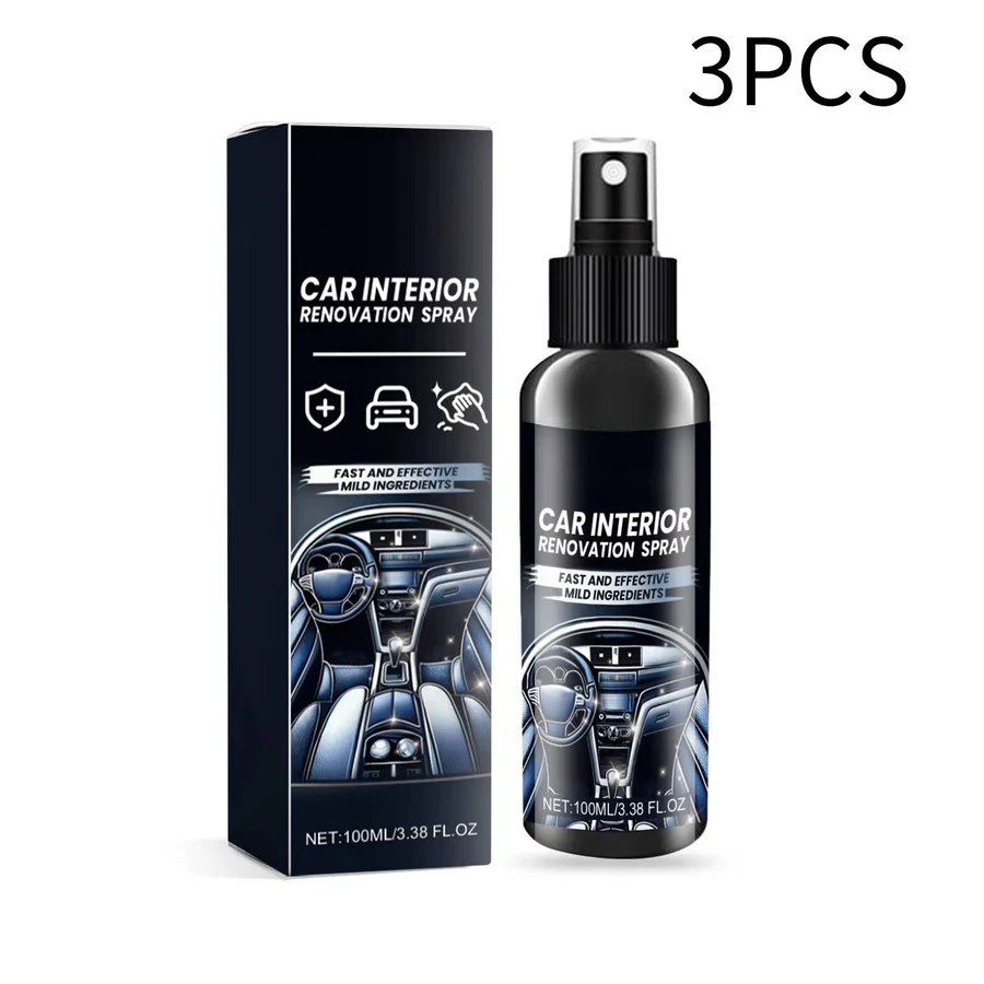 Professional Car Interior Cleaner Set of 3