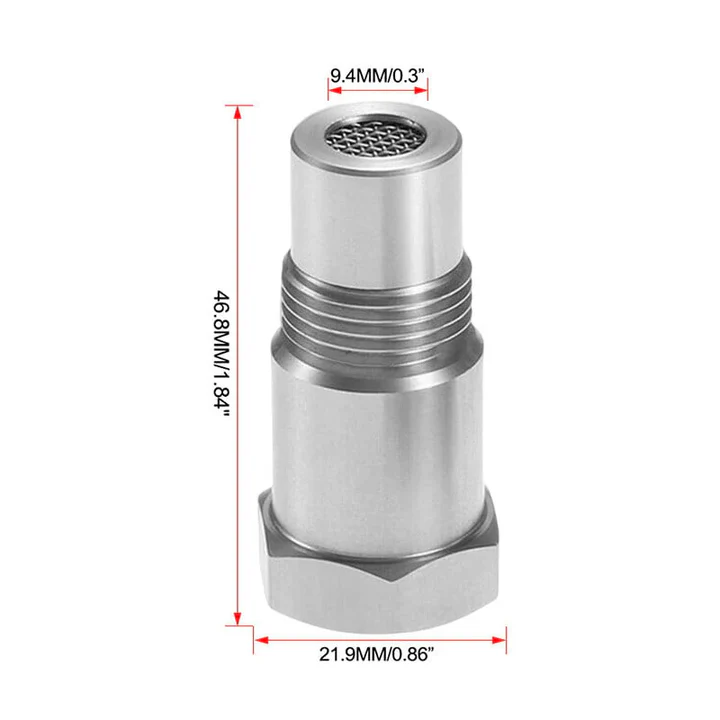 Auto O2 Sensor Adapter CEL, Repareer Controle Motorlamp M18*1.5